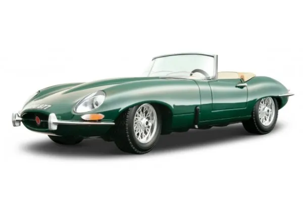 BBURAGO Jaguar E Type Cabrio, Sportsbil, Montert på forhånd, 1:18, Jaguar E Type, Alle kjønn, 3 år