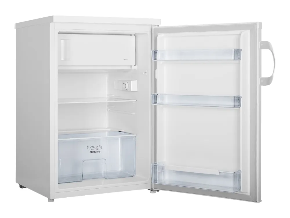 Gorenje RB493PW - Kjøleskap med fryserboks - bredde: 56 cm - dybde: 57.9 cm - høyde: 84.5 cm - 120 liter - Klasse D - hvit