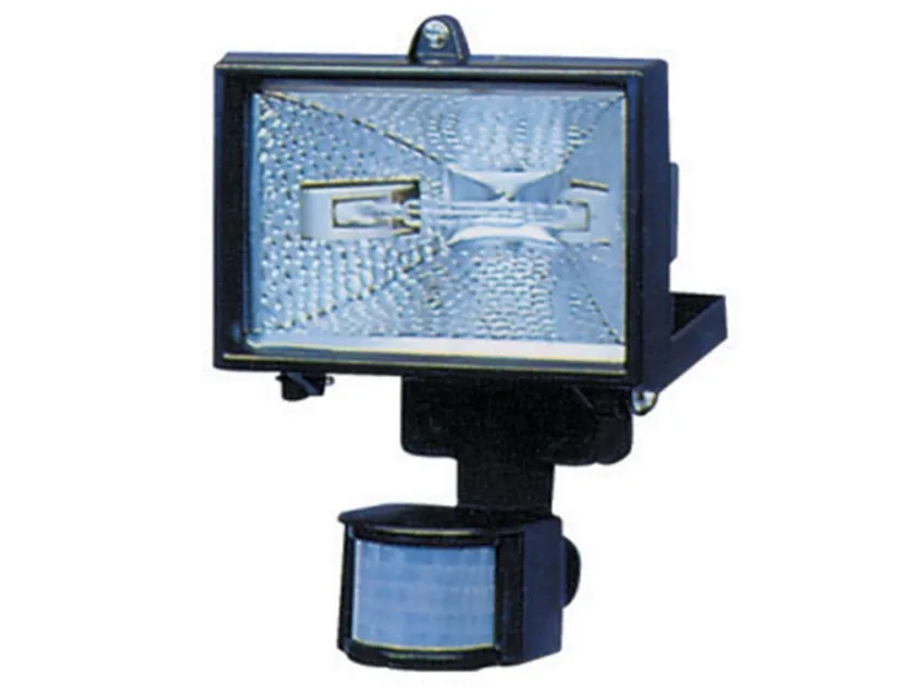 Mega lampe halogen vegglampe med bevegelsessensor 500W - 66153