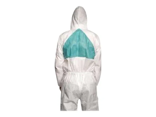 3M 4520L - Overtrekksdress - L - hvit, grønt bånd på svart - PPE Category III, Type 5/6