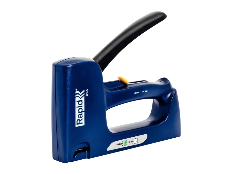 Rapid R64E Häftpistol, Blå, Plast, 6 - 14 mm, 33 mm, 280 mm, 175 mm