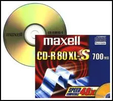 Maxell CD-R 700Mb 48x, 700 MB, 120 mm, 74 - 80%, 80 min, Polykarbonat, 1,2 mm