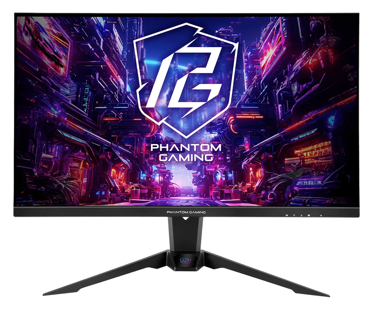 Asrock PG32QFT, 81,3 cm (32), 2560 x 1440 piksler, Quad HD, LED, 1 ms, Svart