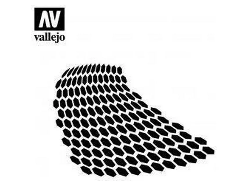 Vallejo sjablonger - Distorted Honeycomb