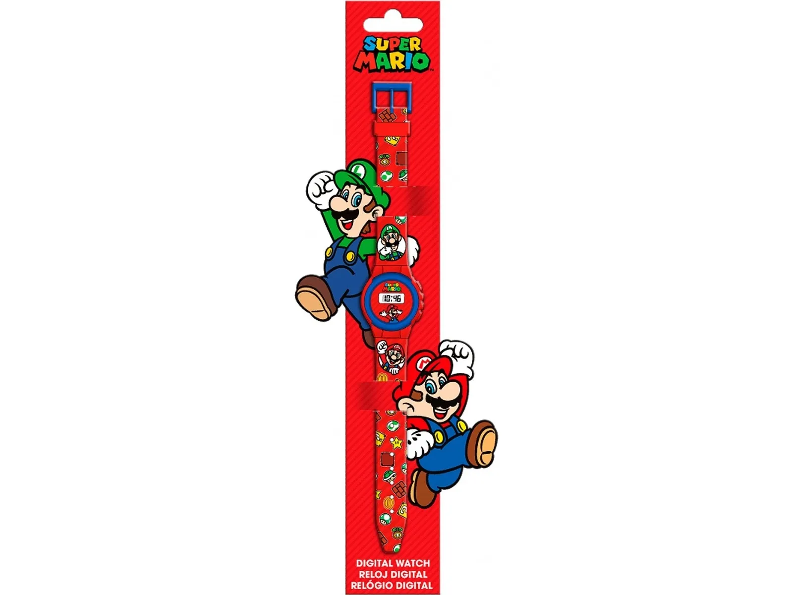 Kids Euroswan digital klokke KE02 ECO* (uten plastemballasje) Super Mario GSM4234