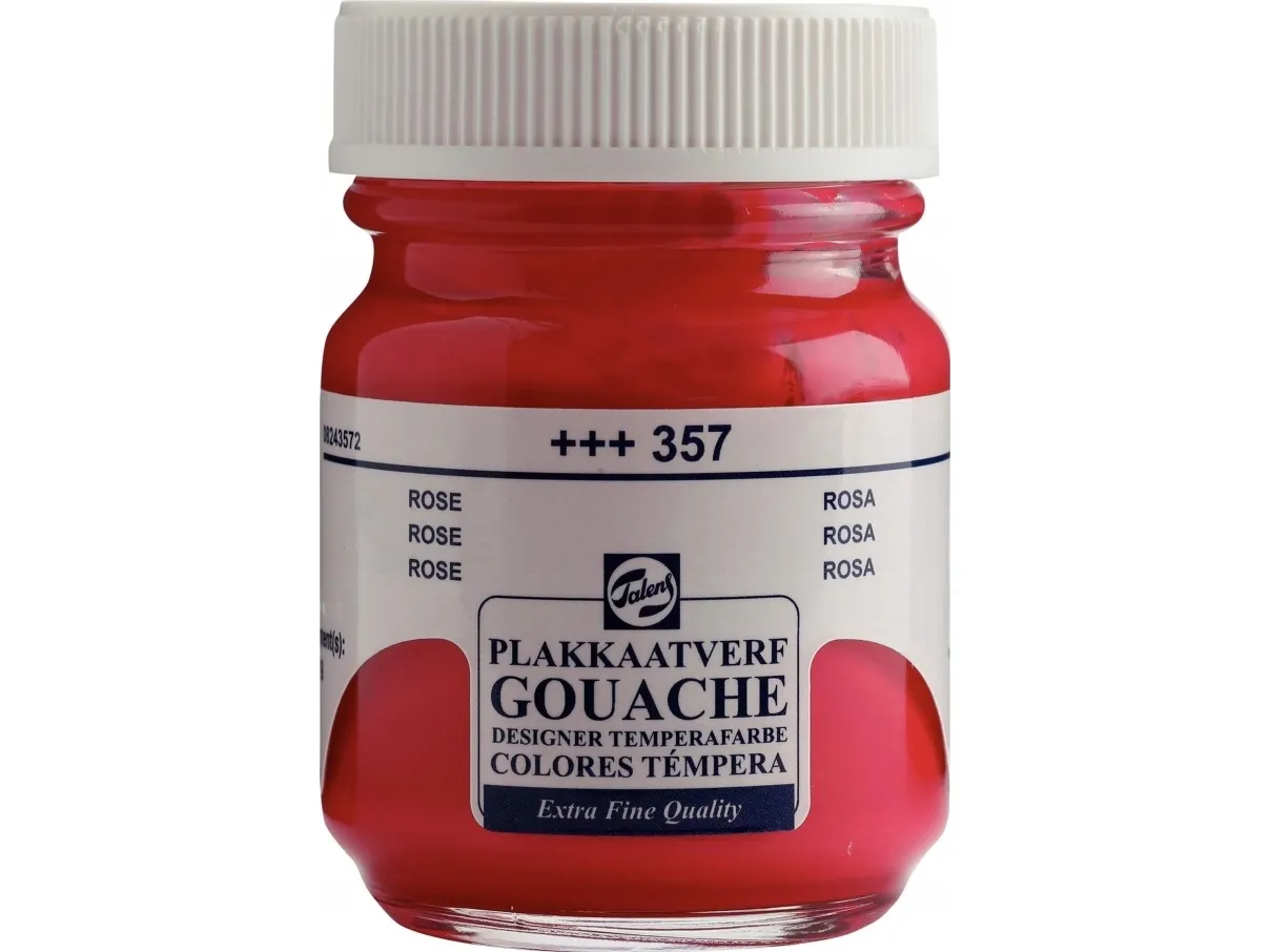 Talens Gouache Extra Fine Quality Bottle Rose 357