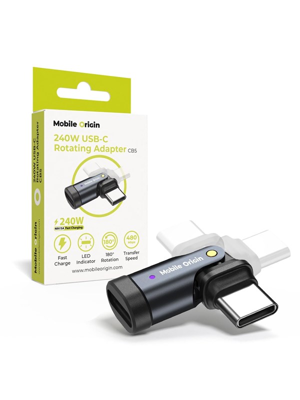 Mobile Origin 240W USB-C Rotation Adapter CB5