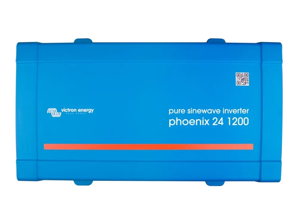 Victron Energy Phoenix 12/375 VE.Direct - DC-AC strøminverter - DC 12 V - 300 watt - 375 VA - VE.Direct - utgangskontakter: 1 - Europa - blå, RAL 5012