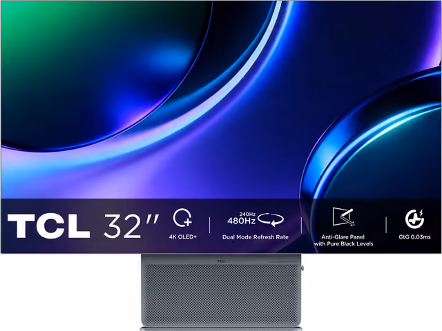 TCL 32X3A 32'' UHD/OLED/240Hz/0,03ms/90W PC-skjerm