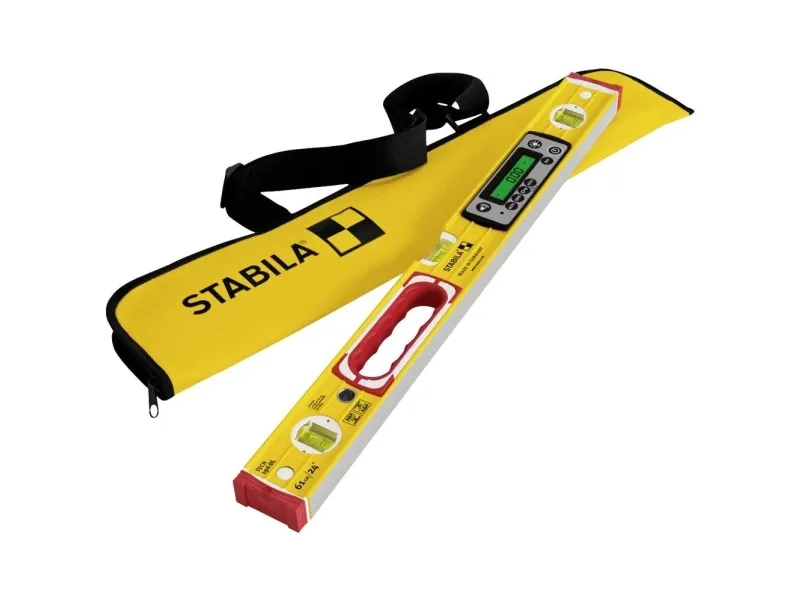 Stabila TECH 196 DL 19829 Digital farpas #####med slipstopper, #####inkl. Pose 61 cm 0,5 mm/m