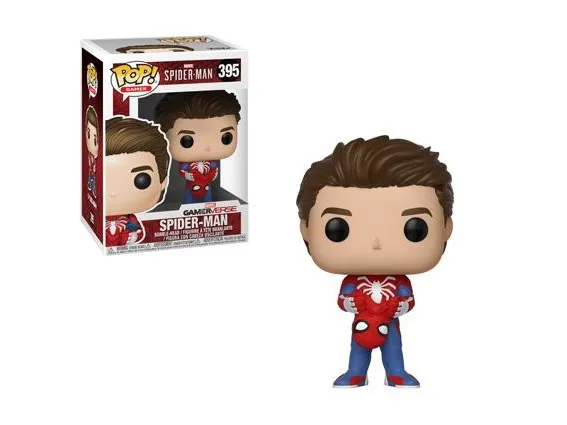 FUNKO POP! Games Marvel Spider-Man Unmasked Spider-Man, Samlefigur, Komikk