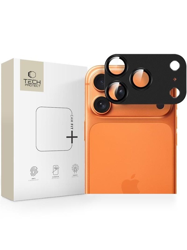 Tech-Protect Camfull Fit+ Camera Cover for iPhone 17 Pro - Black