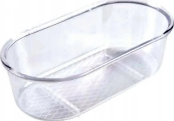 Panama Pet vannskål til fugler, transparent plast, 15 × 7,5 × 4,5 cm