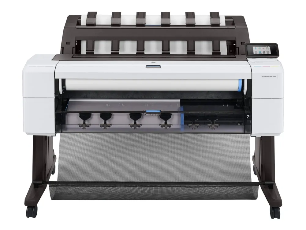 HP DesignJet T1600dr - 36 storformatsskriver - farge - ink-jet - Rull (91,4 cm x 91,4 m), 914 x 1219 mm - 2400 x 1200 dpi - inntil 3 spm (mono) / inntil 3 spm (farge) - kapasitet: 2 ruller - Gigabit LAN - kutter