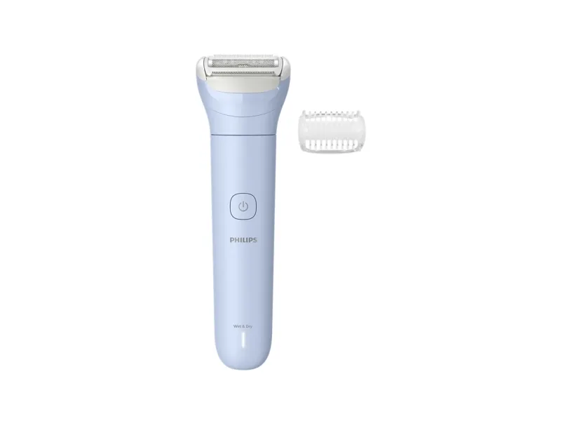 Philips 6000 series Lady Shaver Series 6000 BRL127/00 Trådløs barbermaskin, våt og tørr, Barberingsmaskin, 1 hoder, Blå, Grep som ikke glir, Batteri, Innebygd batteri