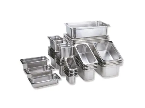 Kantine 1/3 GN 2.5 ltr 32.5x17.6x6.5 cm Rustfrit stål,6 stk/pk