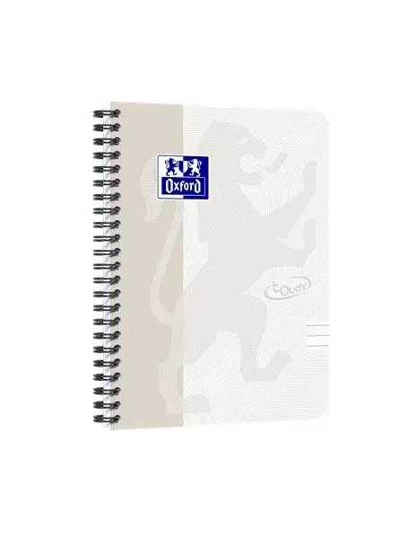 Notesbog A5+ Oxford Touch sand linieret 90g