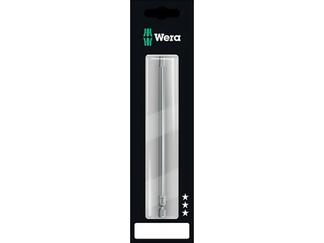 Wera 840/4 Z SB, 1 stykker, Hex (metrisk), 3 mm, 152 mm, 25,4 / 4 mm (1 / 4), Sekskantet