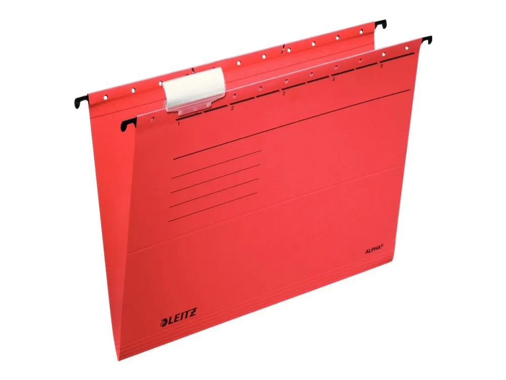 Leitz ALPHA - Hengefil - for A4 (210 x 297 mm) - rød