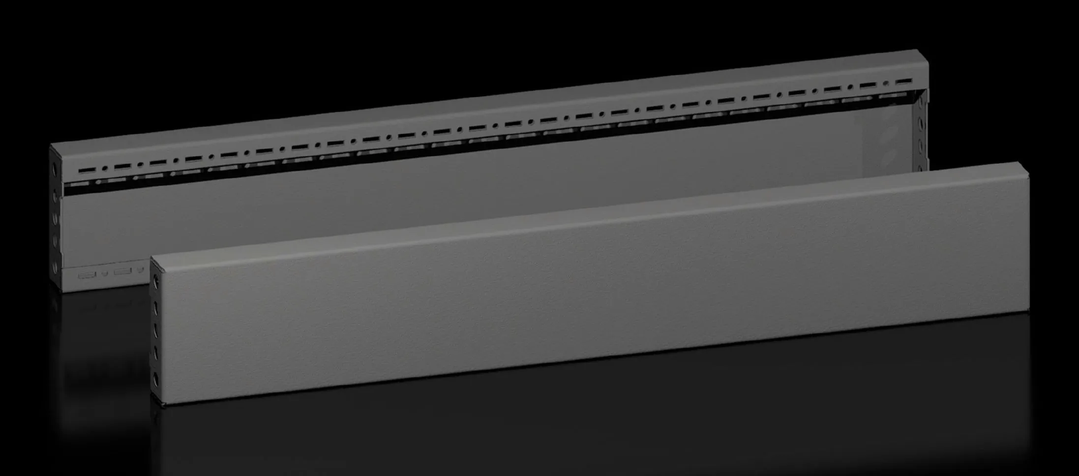 Rittal bunnpanel VX side H100mm for D800mm