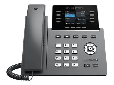 Grandstream GRP2624 - VoIP-telefon - IEEE 802.11a/b/g/n/ac (Wi-Fi) / Bluetooth - 5-veis anropskapasitet - SIP, RTCP, RTP, SRTP - 8 linjer