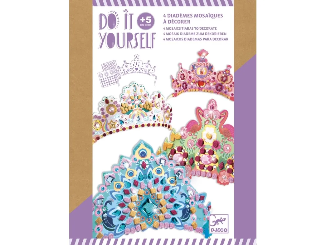 Djeco DIY Princess Crown Mosaics Djeco