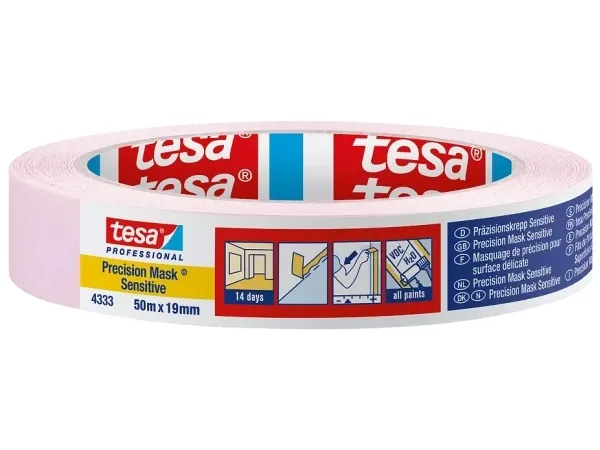TESA 4333, For malere, Papir, Rosa, Universell, Akrylbasert, 0.5 N/cm