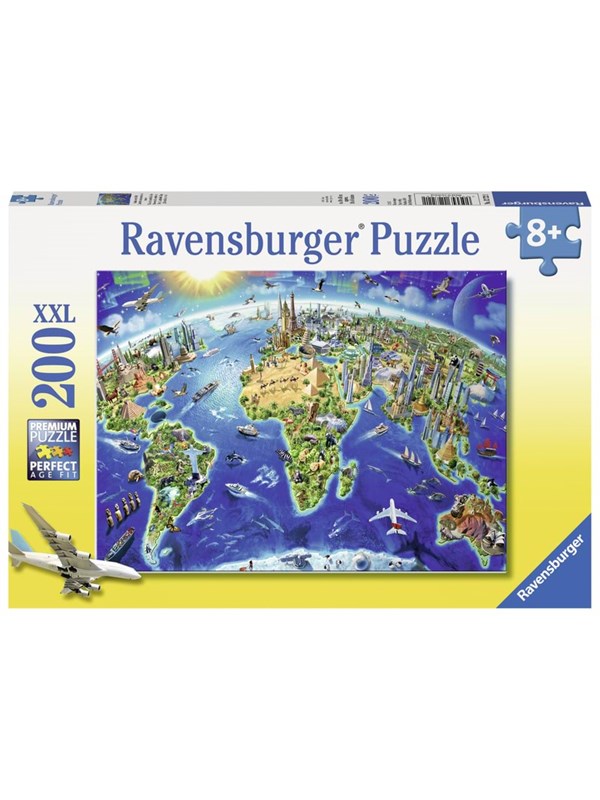 Ravensburger World Landmarks Map 200p