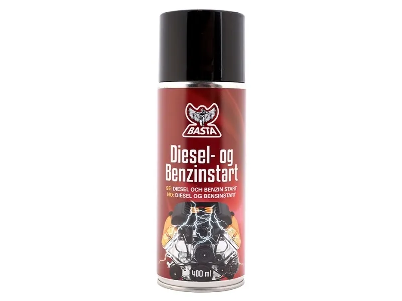 Basta Diesel og Benzin-start 400 ml.