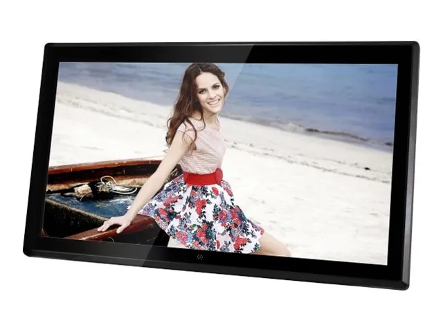 Braun DigiFrame 1731 - Digital fotoramme - 8 GB - 17.3 - 1920 x 1080 - HDR - matt svart
