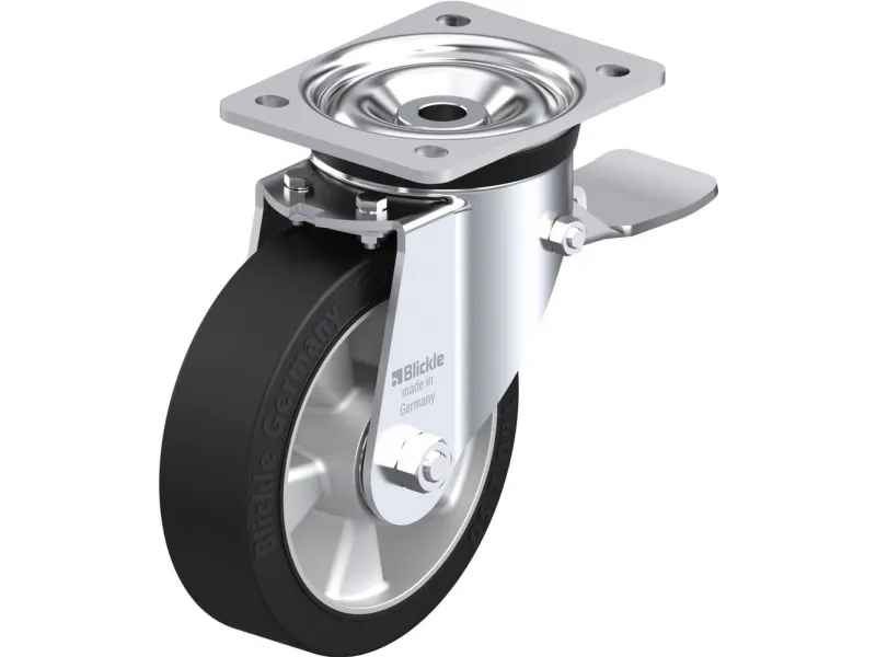 Blickle styrehjul med brems 263921 LK-ALEV 160K-ST hjuldiameter 160 mm bæreevne (maks.) 400 kg 1 stk