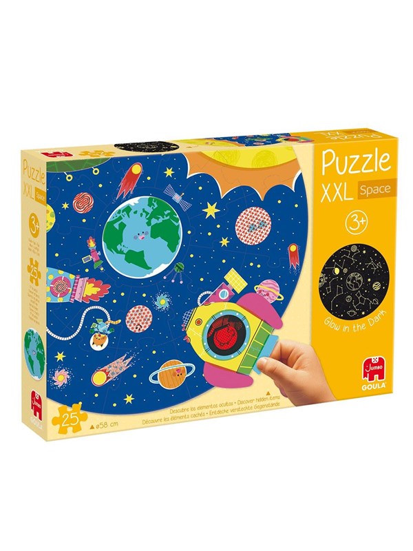 Jumbo Goula Puzzle XXL Space - 27 pcs. Gulv