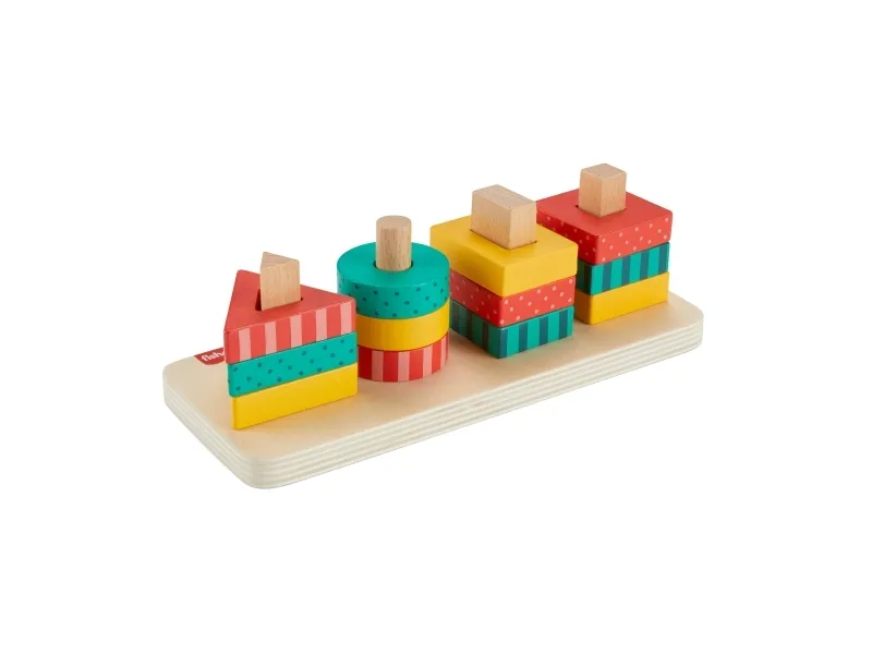 Fisher Price Wood Shape Stacker