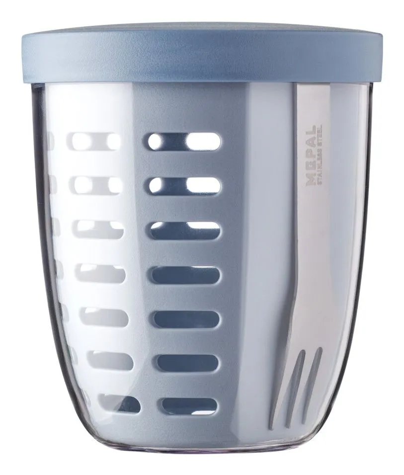 Mepal Ellipse pots, Beholder, Rund, 0,6 l, Blå, Gjennomsiktig, Polypropylen (PP), Nederland