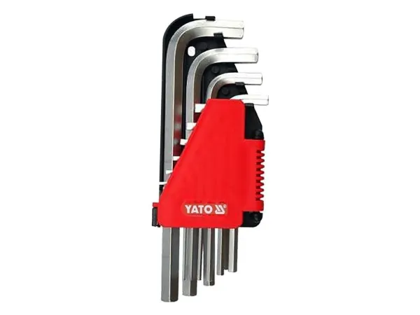 Yato unbrakonøkkelsett sekskant type L 2-12mm 10 stk. (YT-0508)