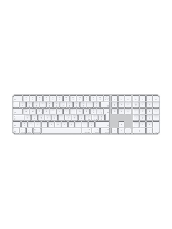 Apple Magic Keyboard with Touch ID and Numeric Keypad - Tastatur - Italiensk - Hvit