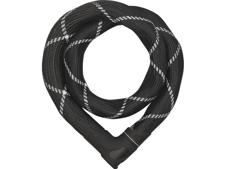 ABUS Combination 8210/110, Kjedelås, Sort, Stål, Stål, Flat nøkkel, 1100 mm