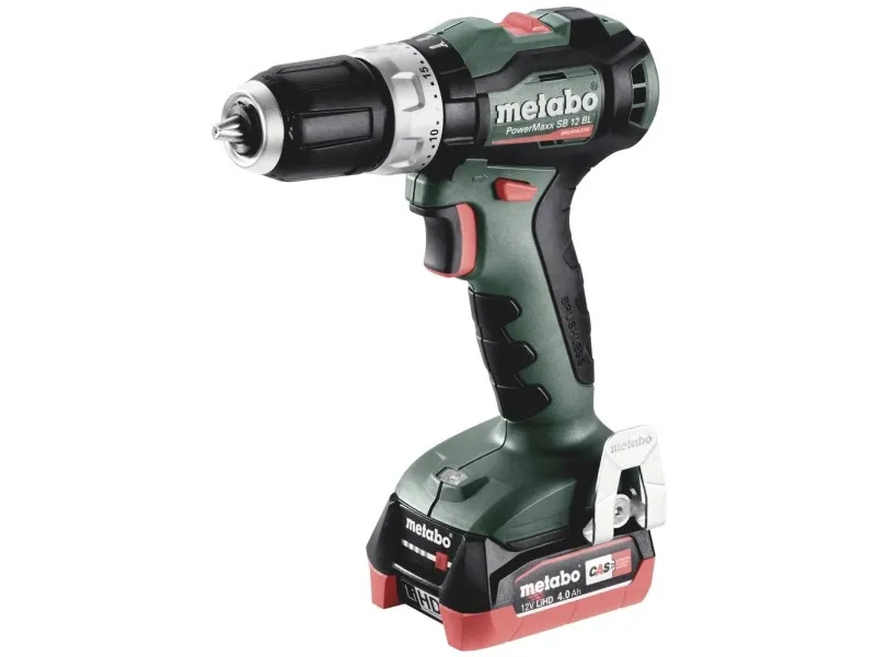 METABO skrutrekker UD.POWERMAXX SB 12 BL 45/20Nm 2x4,0Ah LiHD METABOX