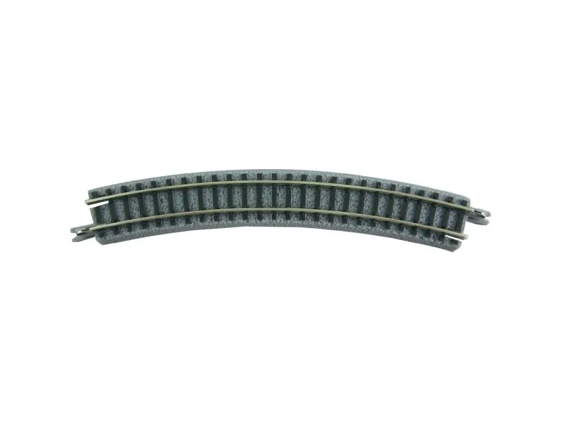 7297032 Z Rokuhan skinne/spor (med ballast) bøyd spor 30 ° 195 mm, 6 stk