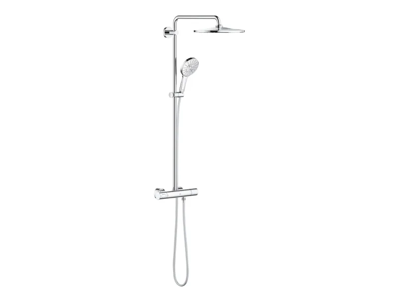 GROHE Duschsystem Rainshower SmartActive, 111,8 cm, 1,75 m, Vegg, Kromfarget, G1/2