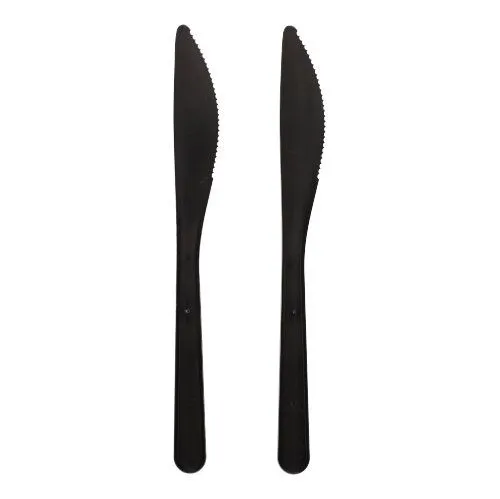 50 PAPSTAR gjenbrukbare plastkniver (96436)