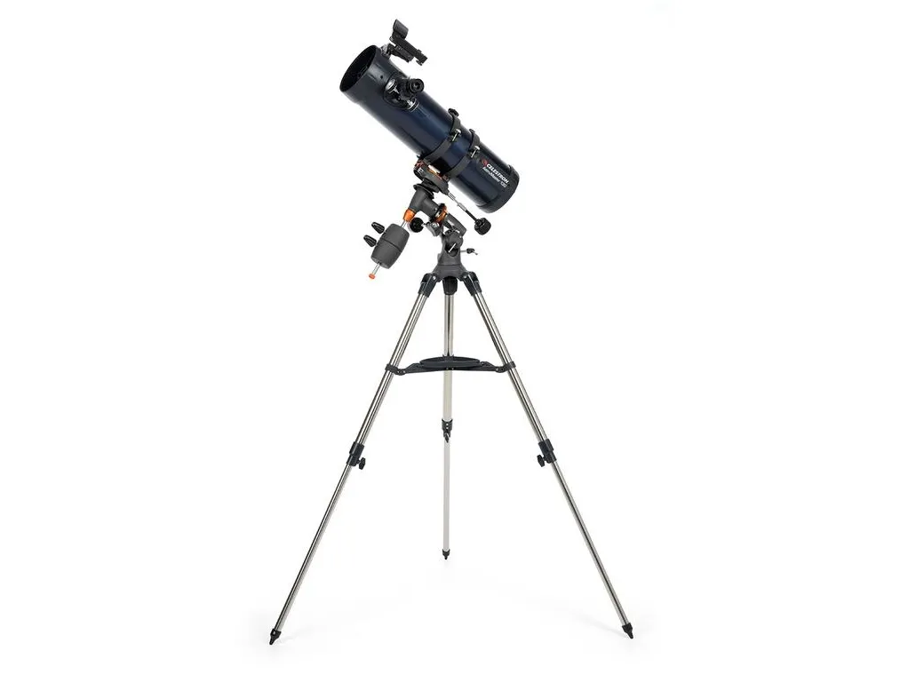 Celestron Astromaster 130EQ, svart, blå, grå, stål, 610 mm, 12,5 kg, 13 cm