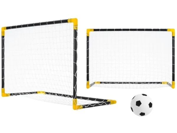 Spartan mini målsett til fotball Sport 2 mål + ball str. univ (1148)