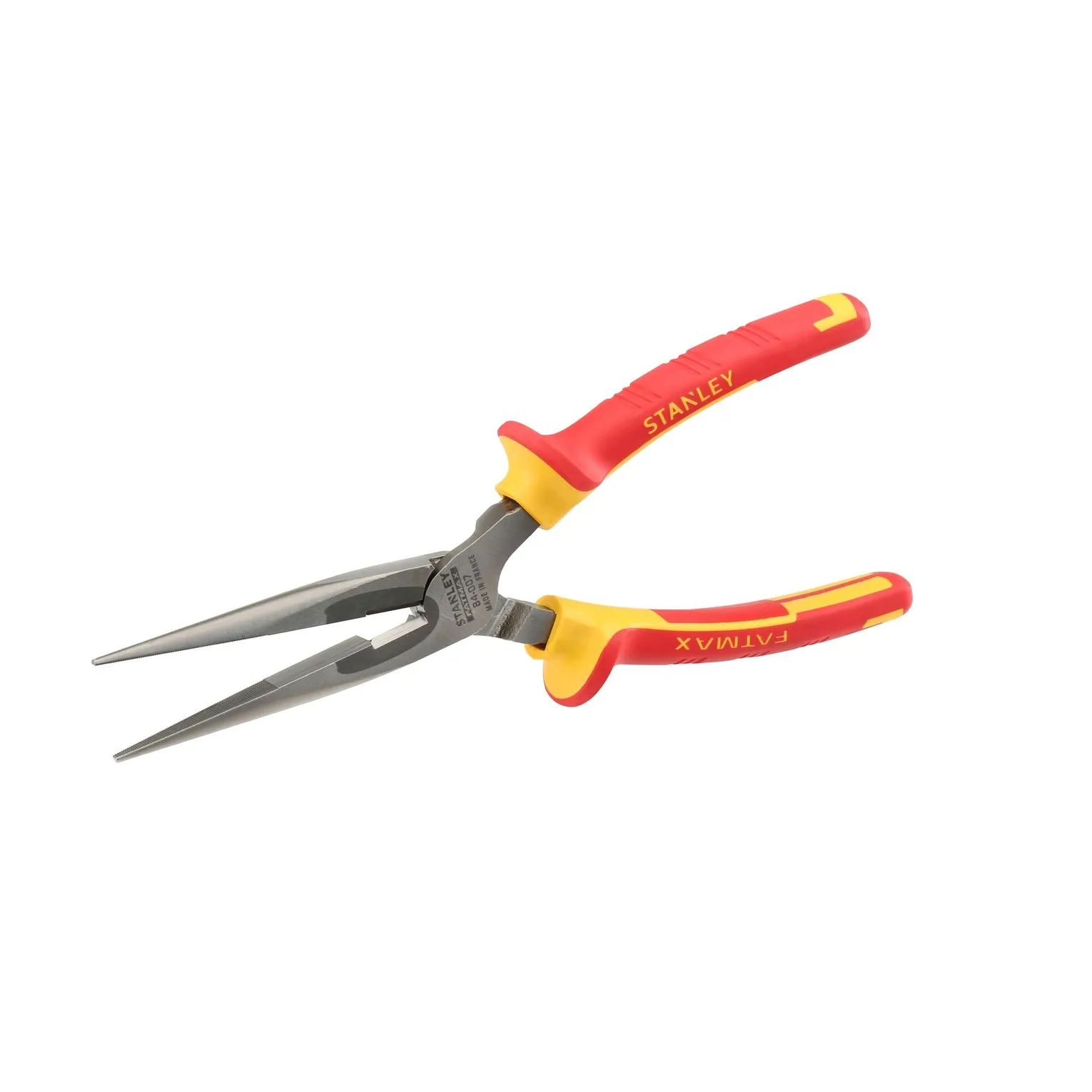 Stanley FATMAX 0-84-006, Låsetang med lang nese, 70 °C, Rød, Gult, 1000 V, 160 mm, 163 g