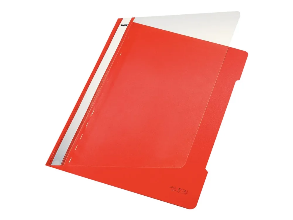 Mappe A4 PVC rød 25 stk. Leitz