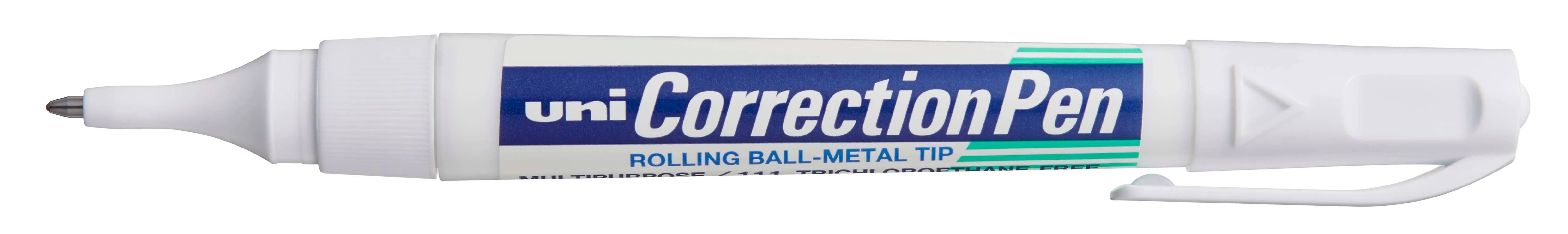 Uni Correction Pen ( rettepen, korrektionspen) skal rystes før brug
