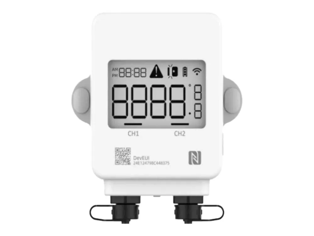 Milesight TS302 - Temperatursensor - trådløs - NFC, LoRaWAN - 868 MHz