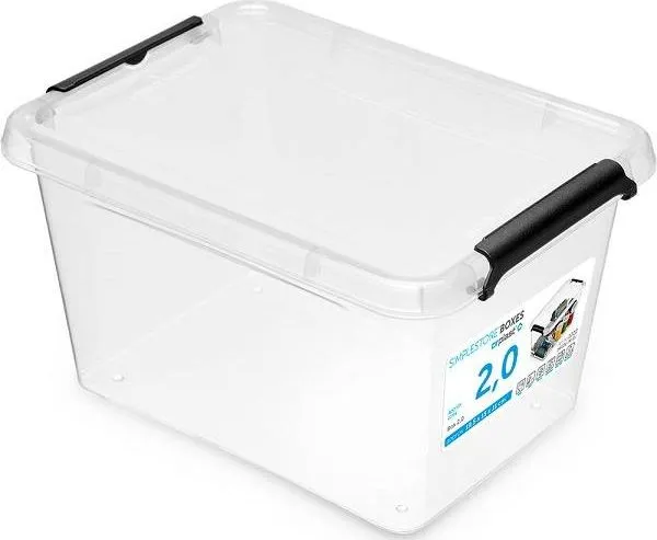 ORPLAST Organizer Transparent Universal Oppbevaringsbeholder 2 L Orplast SimpleStore universal