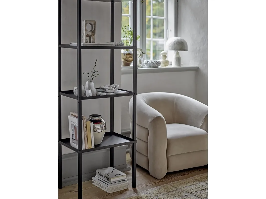 BLOOMINGVILLE Joel Lounge Chair, grå, polyester