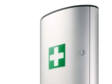 Durable FIRST AID BOX L, Sølv, Aluminium, 302 mm, 118 mm, 400 mm
